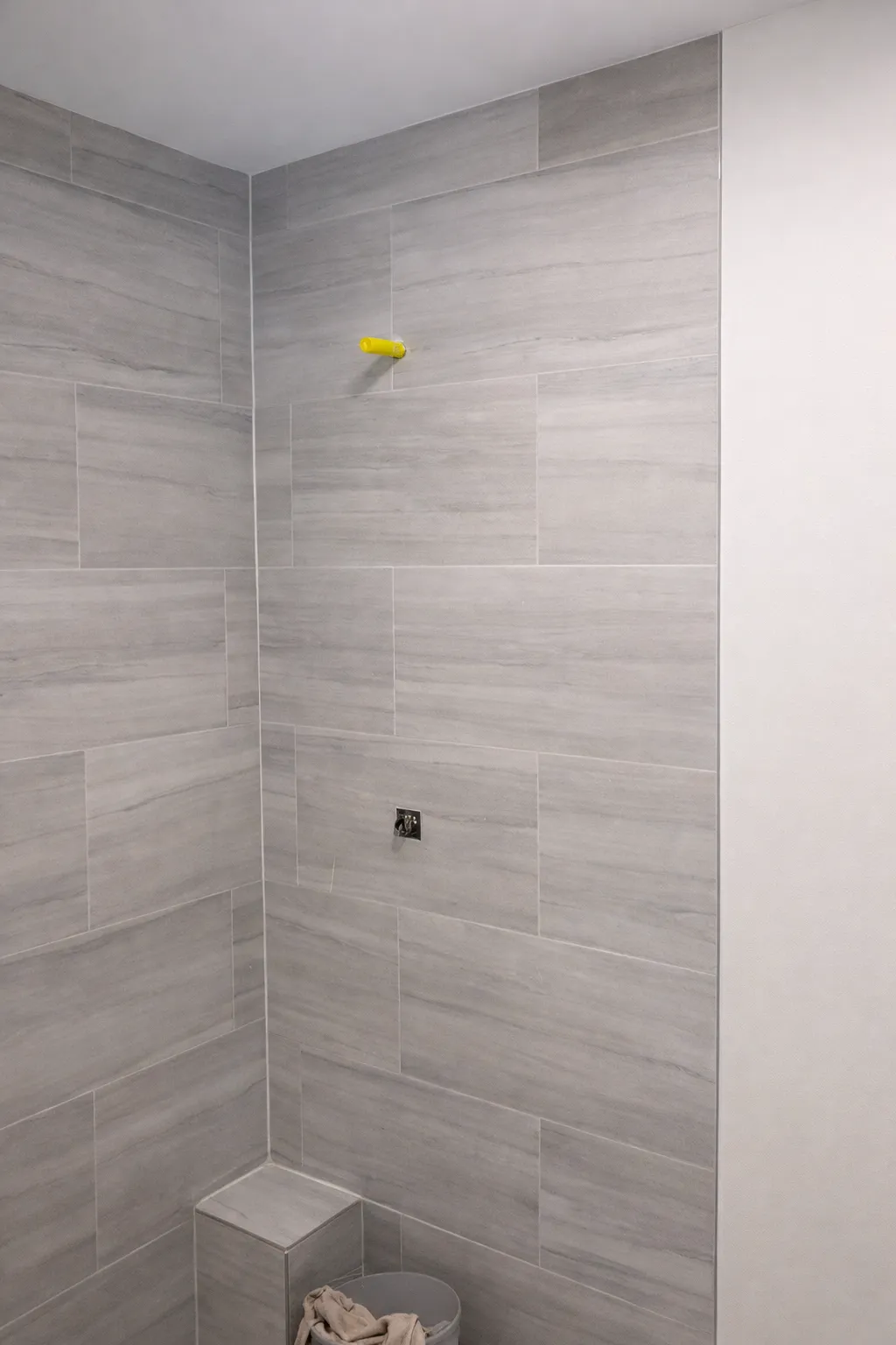 Shower rough-in and waterproofing for bathroom remodel