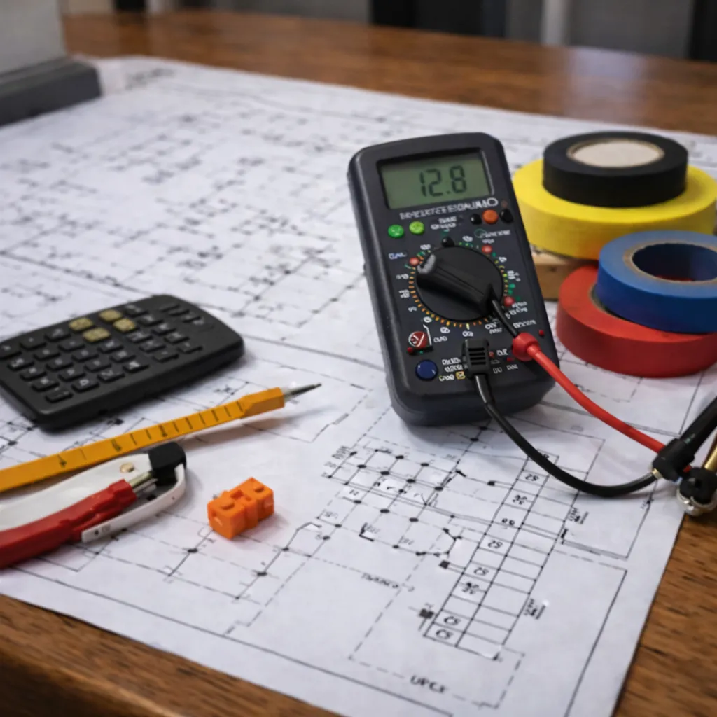 Electrical diagnostics and blueprint planning