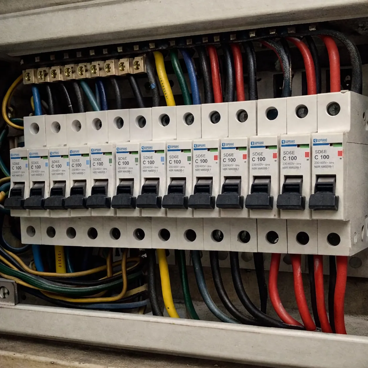 Electrical panel upgrade and circuit breaker installation