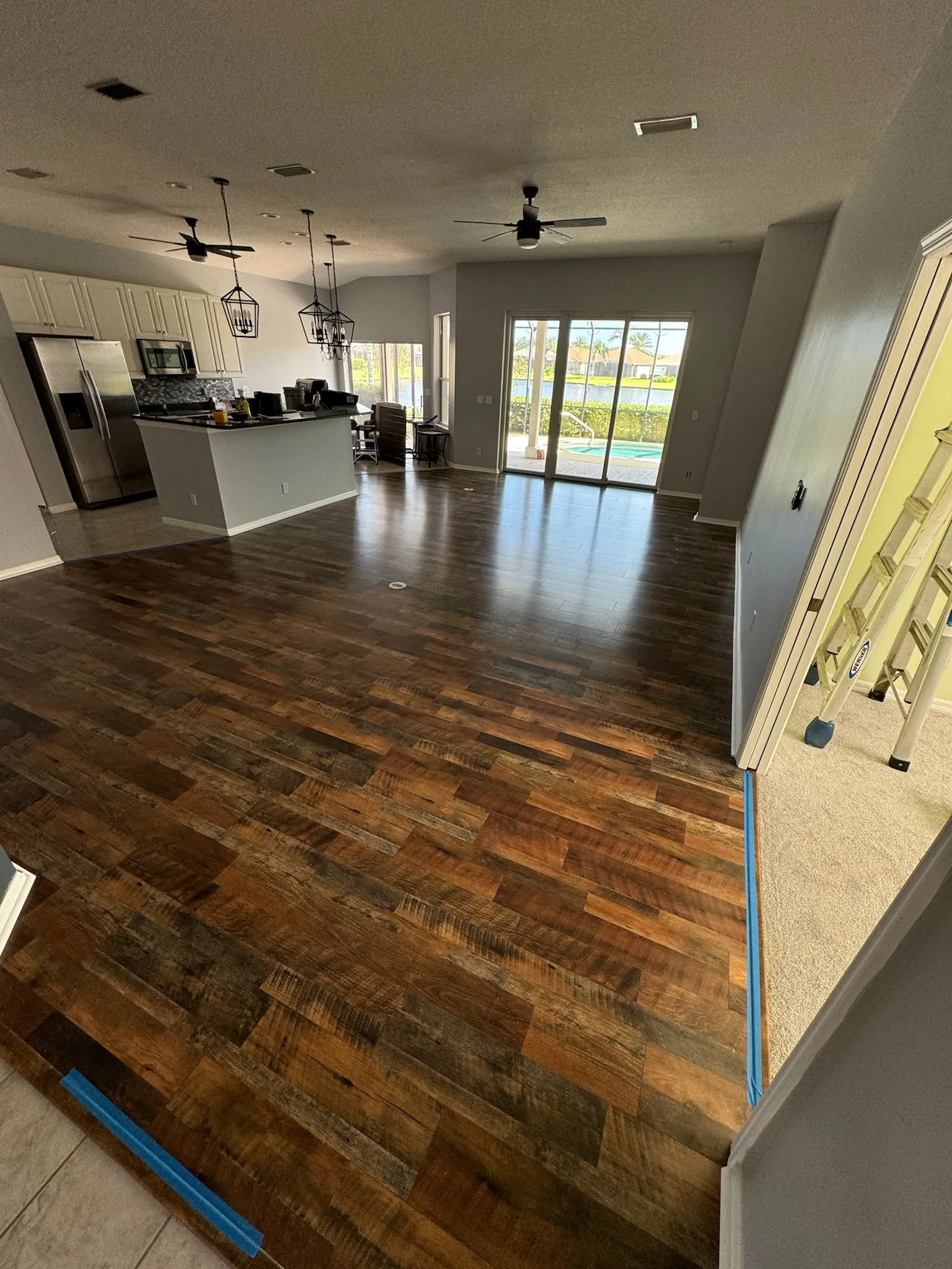 Luxury Vinyl Plank Flooring Installation in Orlando Florida